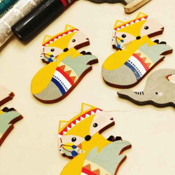 Mobile bébé tipi animaux indiens