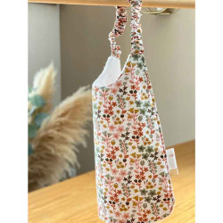 Bavoir Serviette élastique à fleurs personnalisable