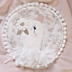 Sac à dos pochon fille motif oie personnalisé