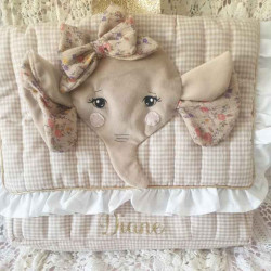 Cartable éléphant- Sac à dos maternelle fille personnalisé