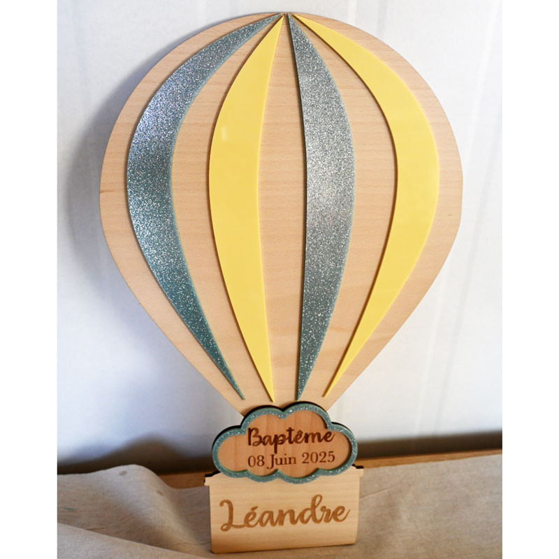 Cadre Bois Série Mongolfière- M.Mongolfier • EUR 10,00