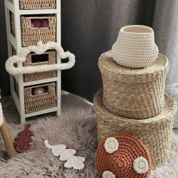 Boîte champignon thème forêt