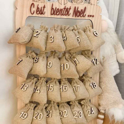Calendrier de l'Avent fait maison