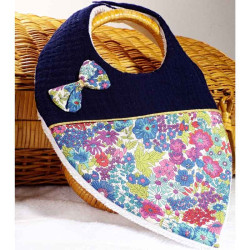 Bavoir fille liberty
