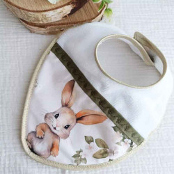 Bavoir Bandana Lapin Forêt enchantée