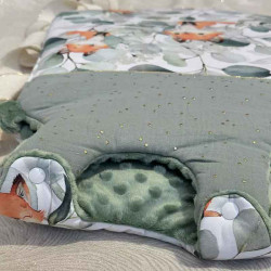 Turbulette Bébé Mi-Saison Double Gaze Coton Personnalisable