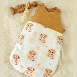 Gigoteuse Bébé Personnalisée Mi-Saison TOG 1.5 – Double Gaze Coton