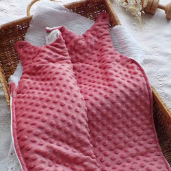 Gigoteuse bébé fille polaire rose