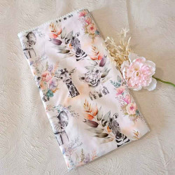 Plaid bébé bohème tissu savane