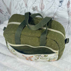 Sac à langer en double gaze pratique tendance