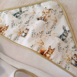 Cape de bain oeko tex bébé qualité fait main