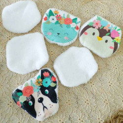 Lingettes rondes débarbouillettes bébé