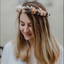 Couronne de fleurs pour fille