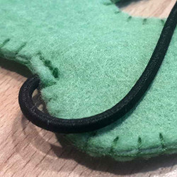 Masque en feutrine Dinosaure fait main