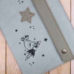 Protège carnet de santé personnalisé en cuir Koala