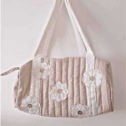 Sac week-end fille Marguerites personnalisé