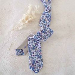Cravate liberty bleu enfant