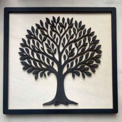 Cadre arbre de vie généalogique famille