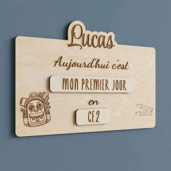 Pancarte premier jour de rentrée