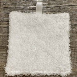 Lingettes lavables bambou blanc