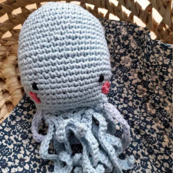 Peluche poulpe personnalisable