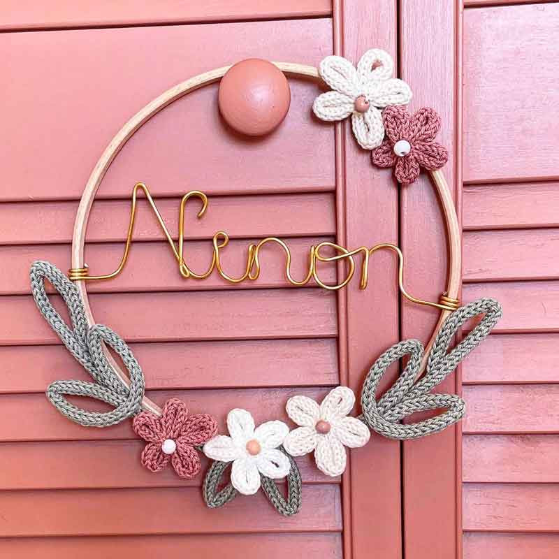 Couronne Décorative En Rotin Avec Mousse - Base Pour Couronne De Fleurs Artificielles - Décoration Murale Ou De Table Saisonnière