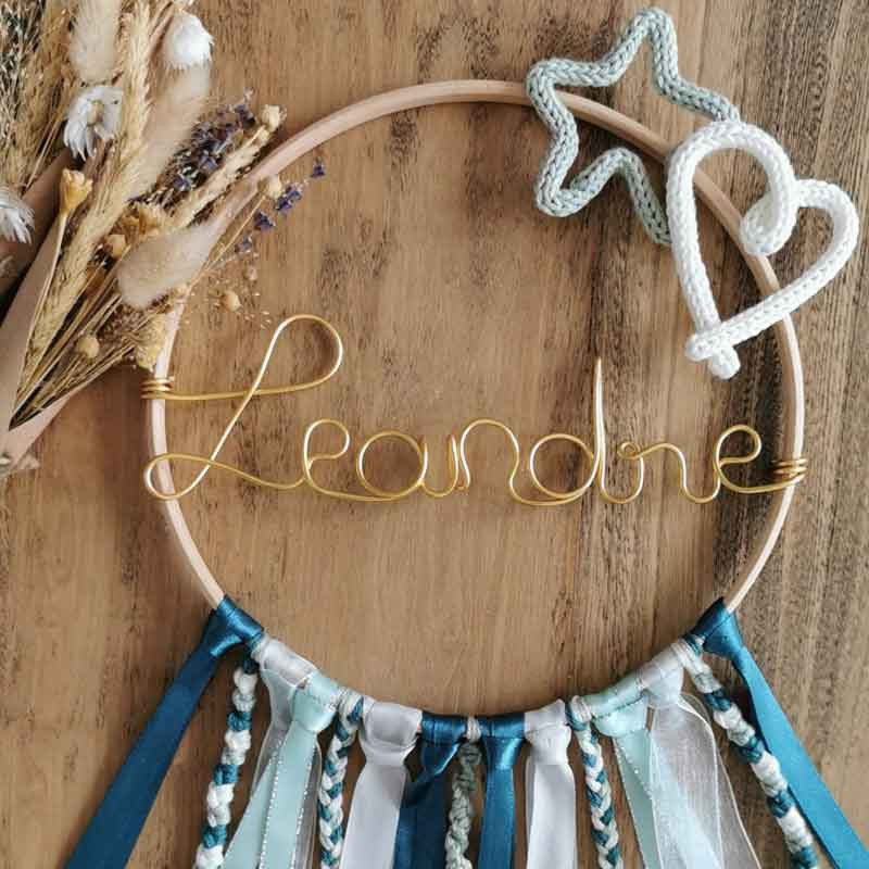 Bague Attrape-rêves Argent - Couronne Lune Macramé, Cerceau Floral, Uxcell